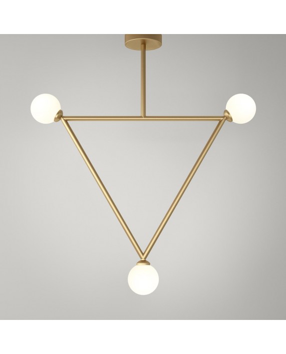 Atelier Areti Triangle with 3 Globes Pendant Lamp